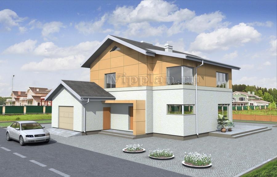 Проект удобного современного коттеджа